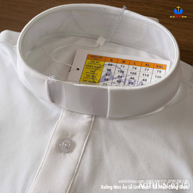Mẫu áo cổ côn linh mục - tu sĩ đẹp nhất