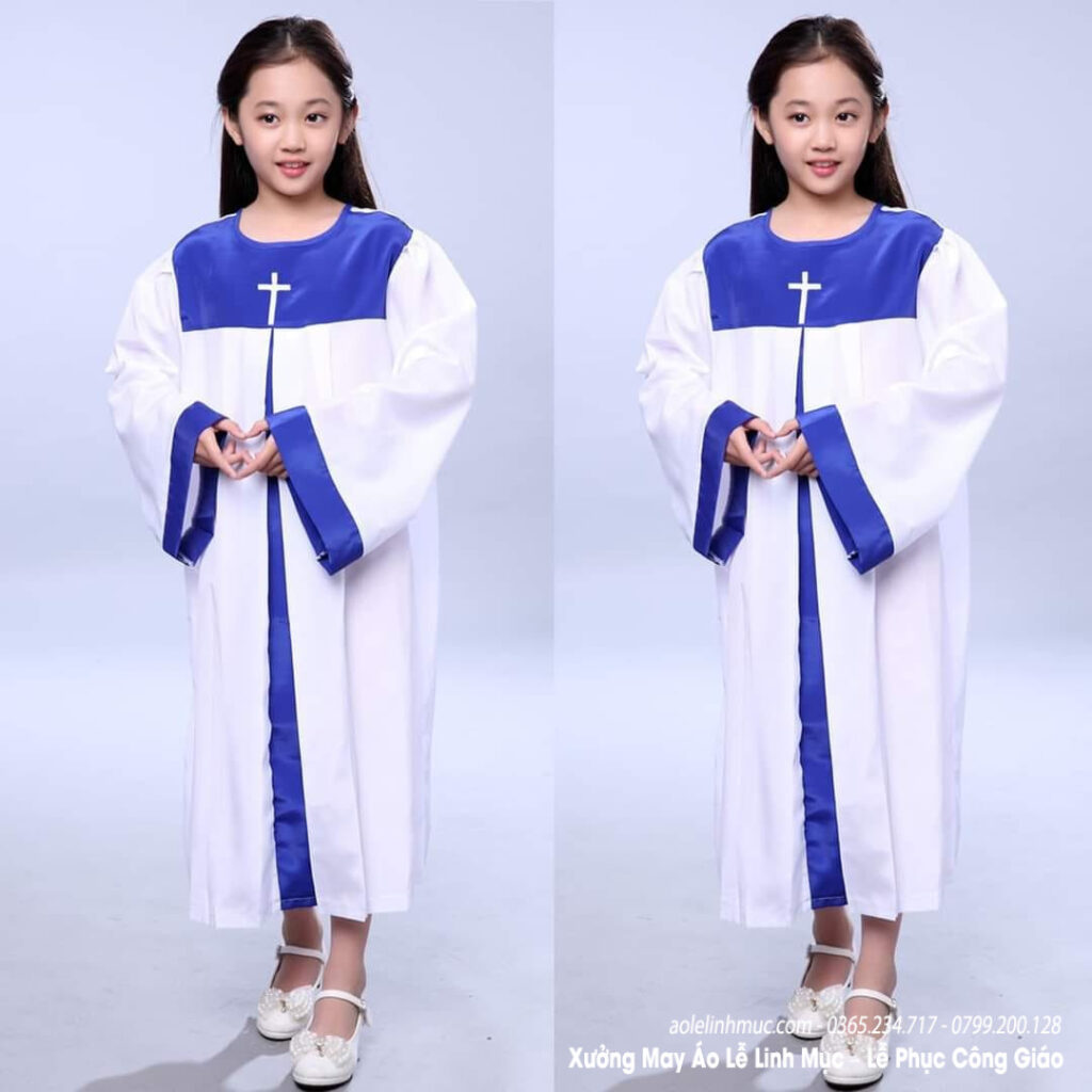 Mẫu áo ca đoàn ca viên thiếu nhi trẻ em đẹp nhất 