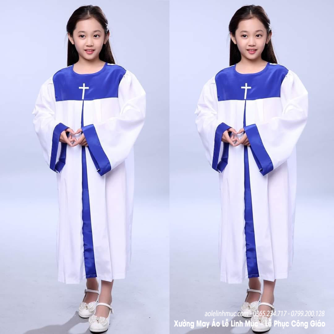 Mẫu áo ca đoàn ca viên thiếu nhi trẻ em đẹp nhất 